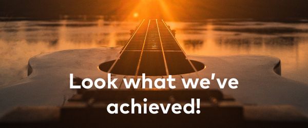 Look what we've achieved!