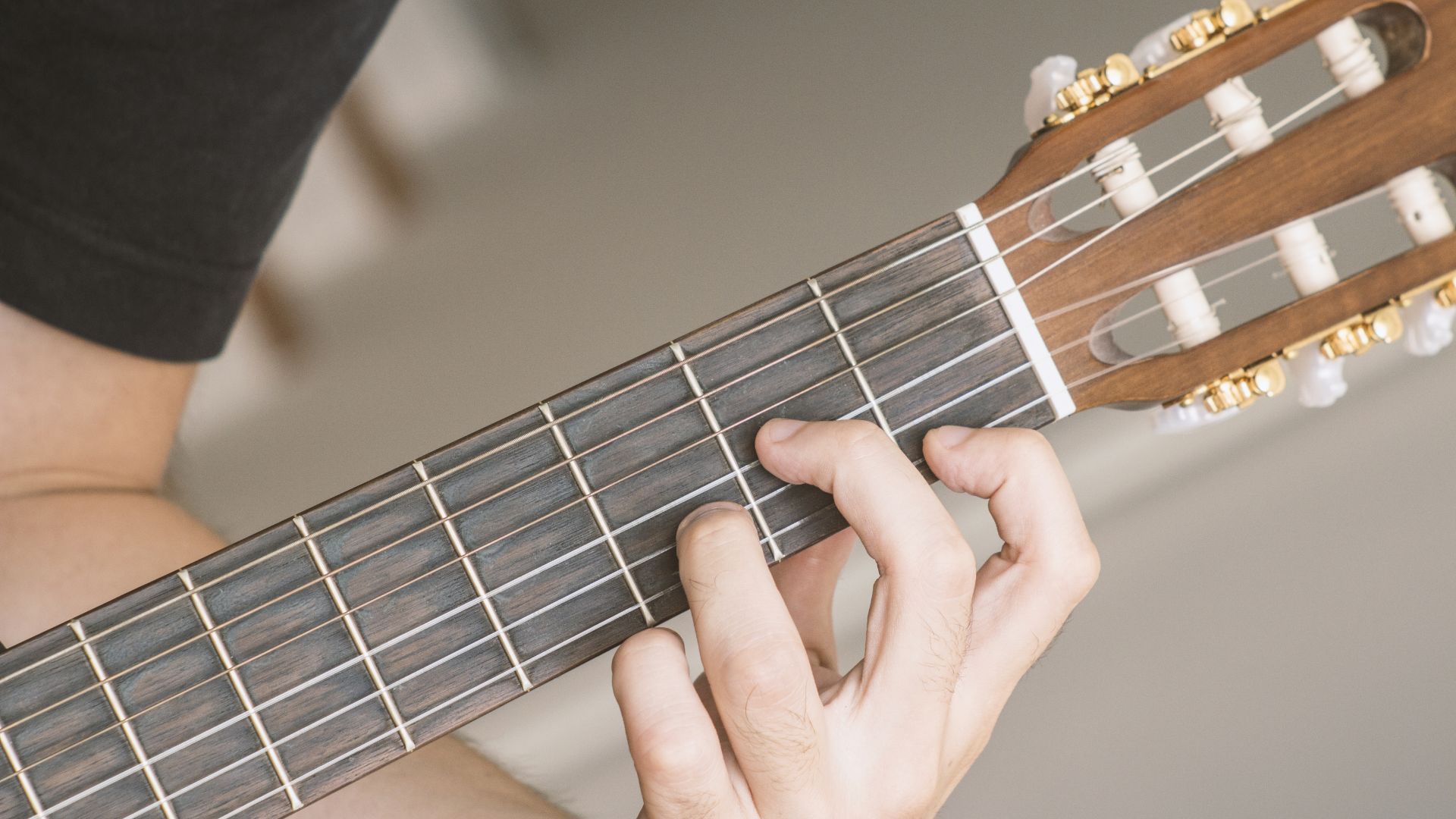 D minor on guitar fingering