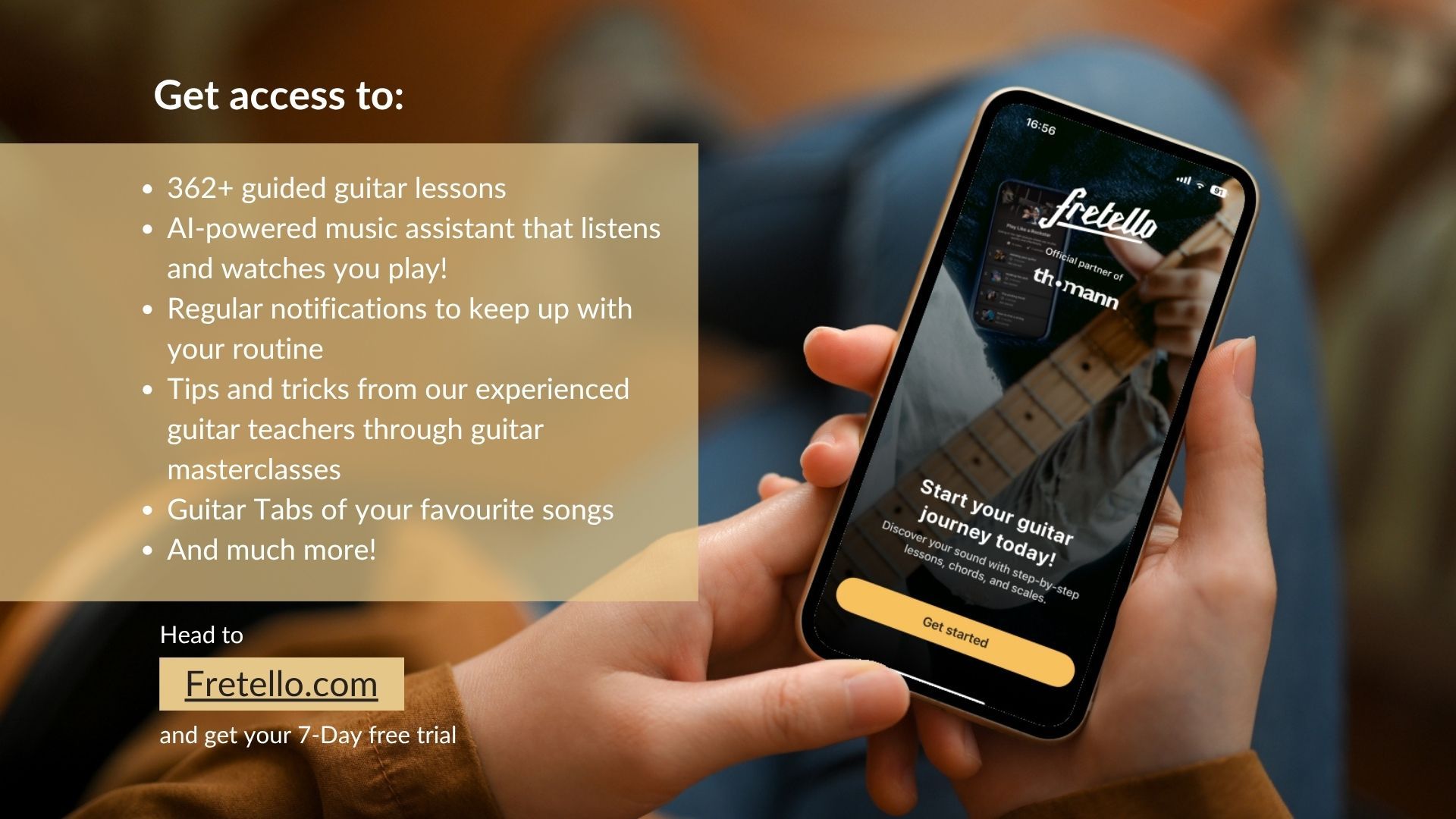 Fretello App Promo Banner